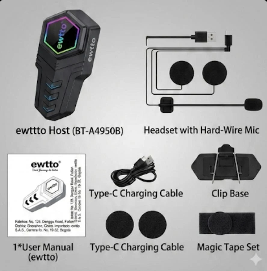 AURICULAR Bluetooth para Moto EWTTO