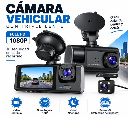 Cámara de seguridad Vehicular