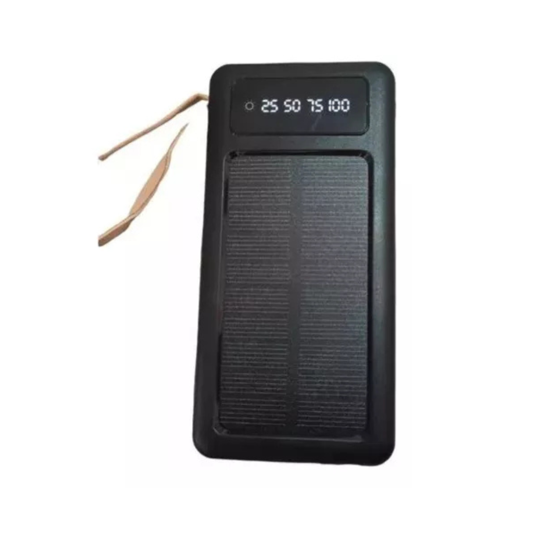 Banco de Carga Power Bank Solar 12.000 Mah