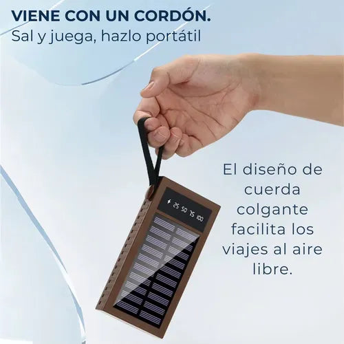 Cargador Portatil Solar 40,000 mA