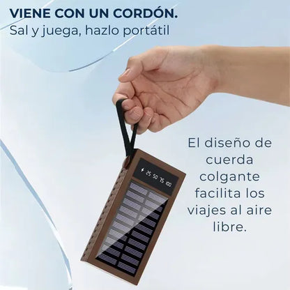 Cargador Portatil Solar 40,000 mA