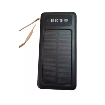 Banco de Carga Power Bank Solar 12.000 Mah