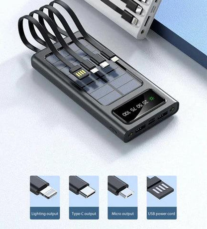 Cargador Portatil Solar 18,000 mA
